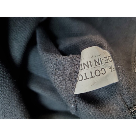 Tribe Azure Shoulder Bag Womens Black White Aztec Cotton Handcrafted Closure Zip - Picture 9 of 10